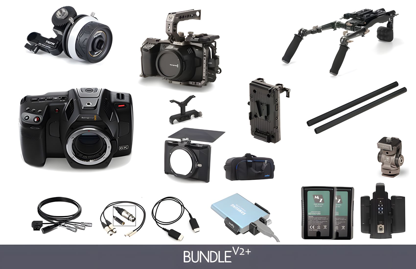 Pocket 6K Pro V2 Bundle Shoulder
